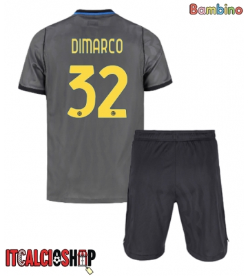 Inter Milan Federico Dimarco #32 Terza Maglia Bambino 2026-27 Manica Corta (+ Pantaloni corti)